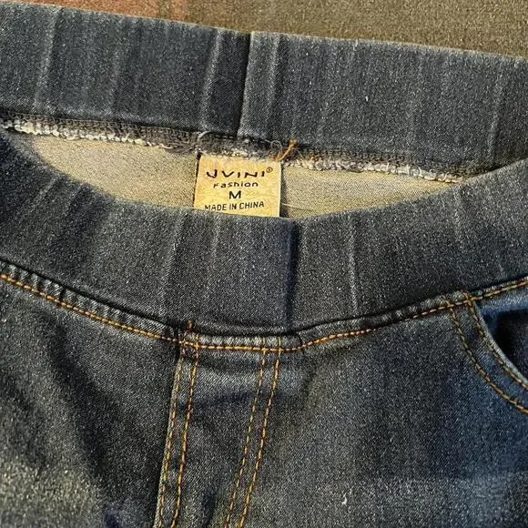 Women's Navy and Blue Legging - Picture 2 of 4